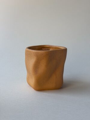 Vela Ceramica Naranja Vainilla