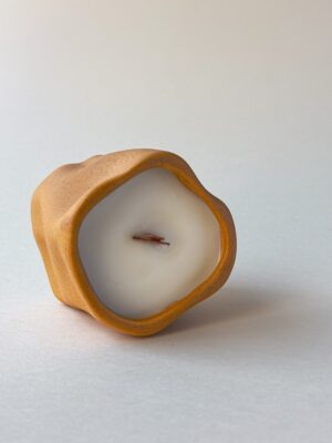 Vela Ceramica Naranja Melón